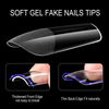 48pcs Ultra-thin No Trace Semi-matte Artificial Nail Tips 12 Size Full And Half Cover for Nail Art Tool