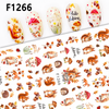 2026 Autumn Leaves Nail Adhesive Sticker