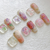 Beautiful Flower Nail Foils for Transfer Foils Paper Floral Stickers 