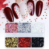 1MM Nail Sequins Laser Heart Shape Nail Accessories
