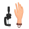 Nail Training Practice Hand With Clamp