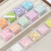 Colorful Bohemian Series Beads Mixed Sizes Pearl Nail Accessories Resin Special-shaped Nail Decoration