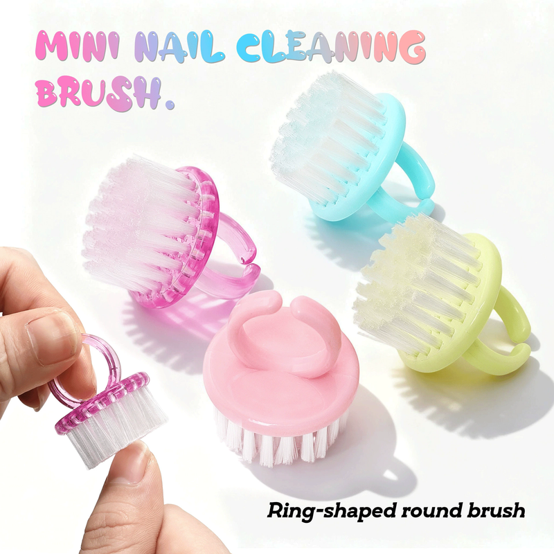 Ring Shape Nail Dust Brush