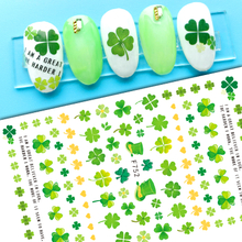 F752 Leaf Self-adhesive Nail Sticker 2021 New