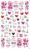 F702-F706 The Valentine's Day Nail Sticker 2020 New