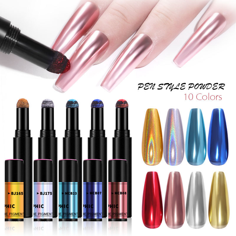 Nail Mirror Powder Nail Air Cushion Magic Pen