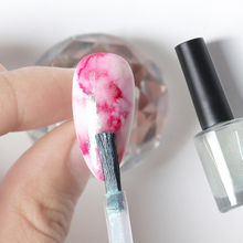  Glitter Metallic Fast Air Dry Blooming Polish Marble Ink 15ml