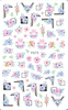 F673 Rose Flower Gardon Self-adhesive Nail Art Sticker