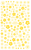 F724-F727 2021New White Gold Color Self-adhesive Nail Sticker