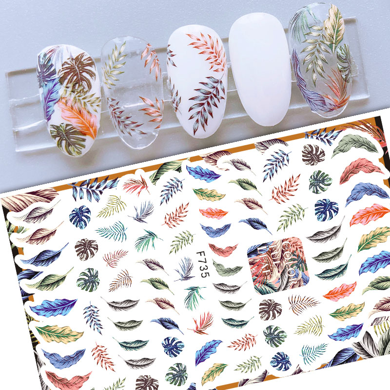 F735 Self-adhesive Nail Sticker 2021 New