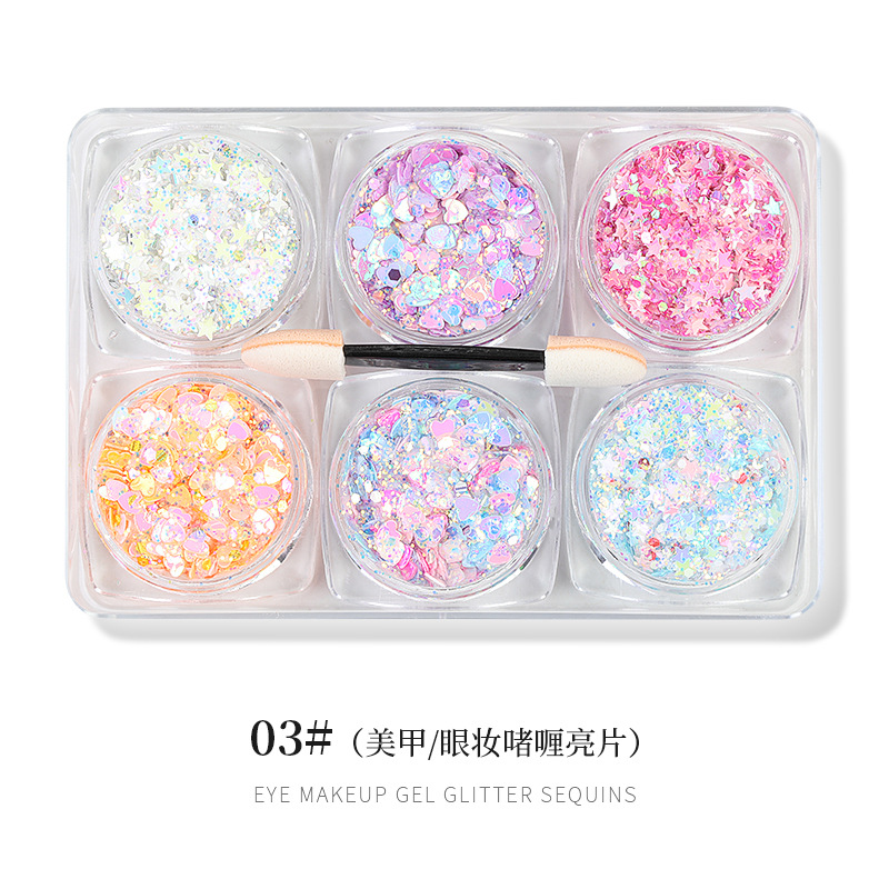 Fairy Eye Symphony Nail Gel Sequins Set