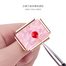New Color Sea Shell Nail Color Palette Ring