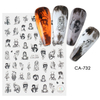  2021 New Halloween nail sticker CA725-732