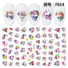 F614 Christmas Halloween 3D Self Adhesive Nail Art Sticker 