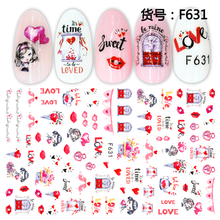 F631 The Valentine's Day 3D Self Adhesive Nail Art Sticker 