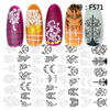 F571 3D Self Adhesive Nail Art Sticker