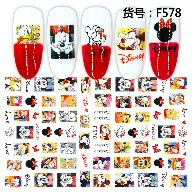 F578 3D Self Adhesive Nail Art Sticker