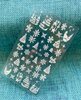 5D Embossed Winter Snowflake Nail Sticker