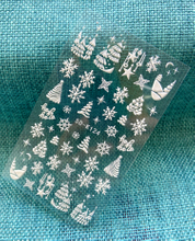 5D Embossed Winter Snowflake Nail Sticker