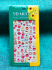 5D Embossed Animal Cake Candy Nail Sticker