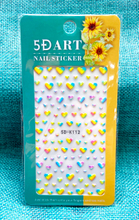 Cloud Heart Star 5D Embossed Nail Sticker
