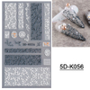 5D Embossed Lace Nail Sticker