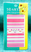 5D Embossed Lace Nail Sticker
