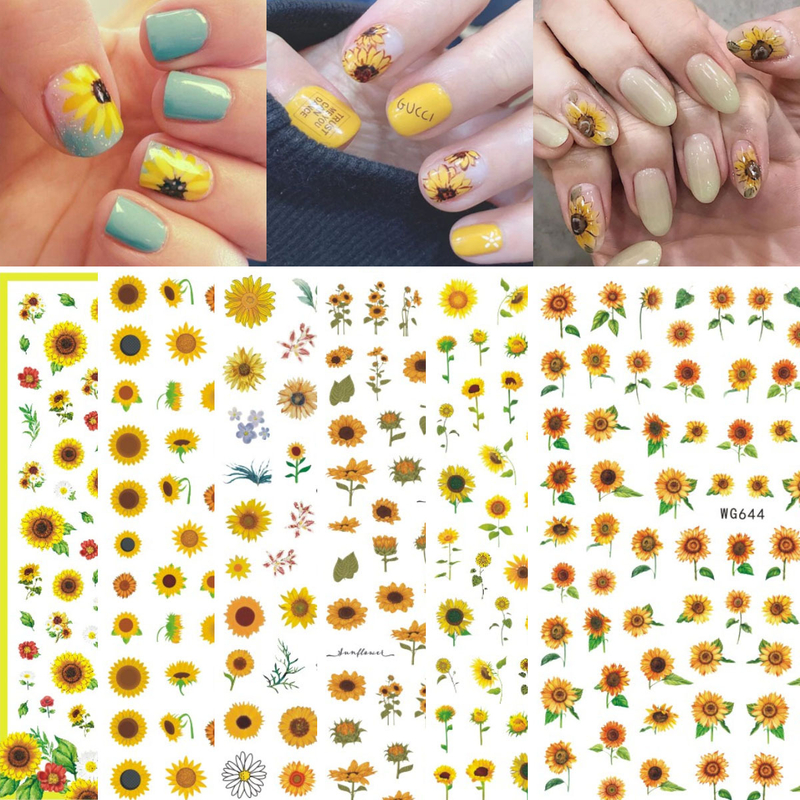 WG640-647 Sunflower Self-adhesive Sticker