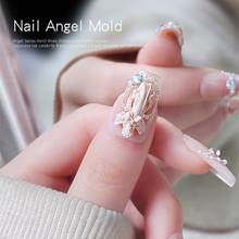 Clear Acrylic Angel Nail Silicone Mold Nail Decoration DIY