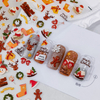 Thin and embossed Winter Snowflakes Christmas Nail Sticker