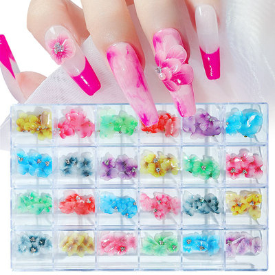 New Arrival Flower Nail Decoration 