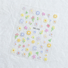Spring Colorful Flower Adhesive Nail Sticker