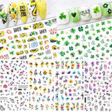2023 New F940-949 Autumn Flower Fruit Nail Sticker
