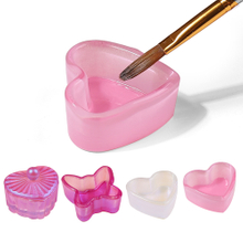 Different Shape Nail Art Equipment Glass Dappen Dish