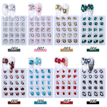 20pcs/box Crystal Nail Sharp Bottom Rhinestone 
