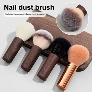 Professionals Soft Nail Brush Round Paint Gel Dust Brush Cleaning Make Up Brush Manicure Tool Nail Accessories Equipment Tools