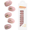 No-bake Nail Sticker High-grade Nail Polish Film 12pcs Summer Nail Accessories Environmentally Friendly Waterproof Nail Stickers