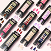 24pcs Nail Products Press on Acrylic Nail Accessories With Poly Gel Stickers and File Manicure Tool Long Reusable Faux Nail Tip