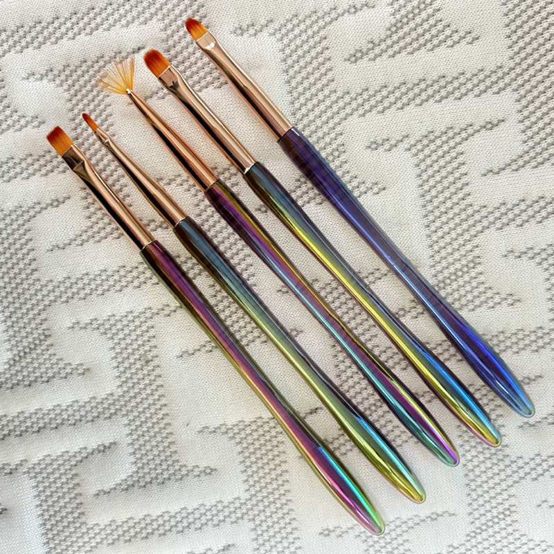 5pcs/Set Nail Brush Set Painting Pen 