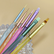 6pcs/set Dopamine Nail Art Drawing Pen Set 