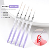 Nail Art Drawing Brushes French Stripe Nail Liner Brush Painting Pen Ultra-thin Manicure Tools