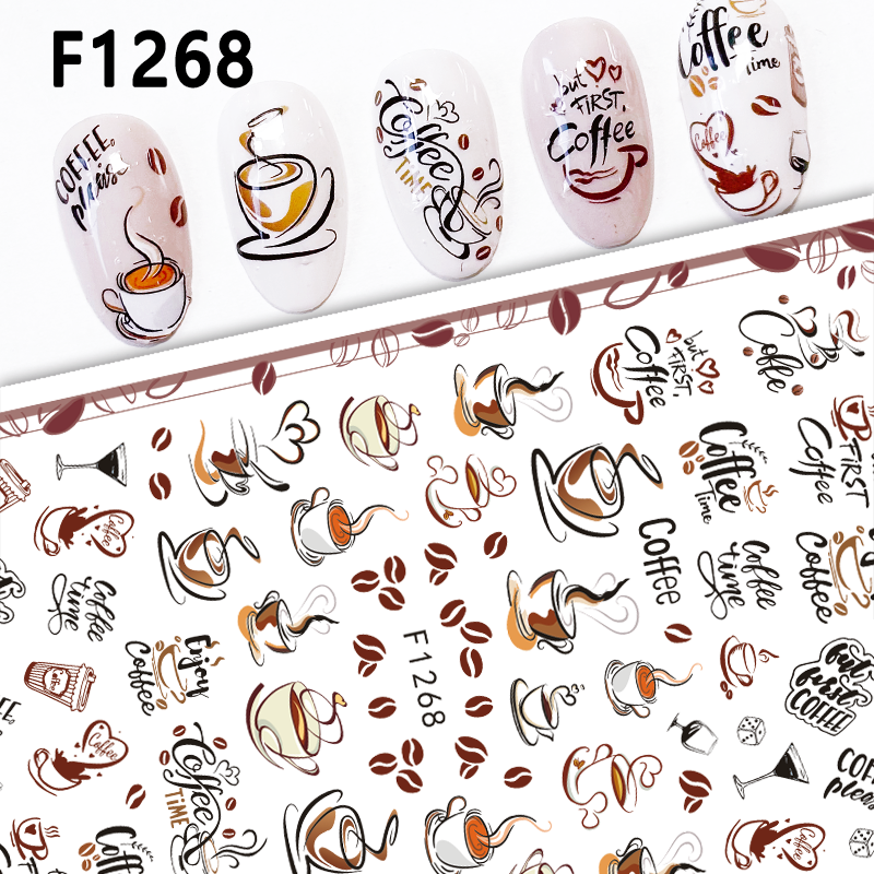 2026 Autumn Leaves Nail Adhesive Sticker