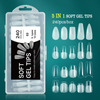 240pcs/box 5 Shapes in 1 Box Nail Soft Gel Tips