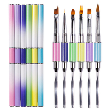 Double-use Professional Nail Art Brush with Nail Art Tool