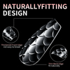 120pcs/box Mermaid 3D False Nail Tips