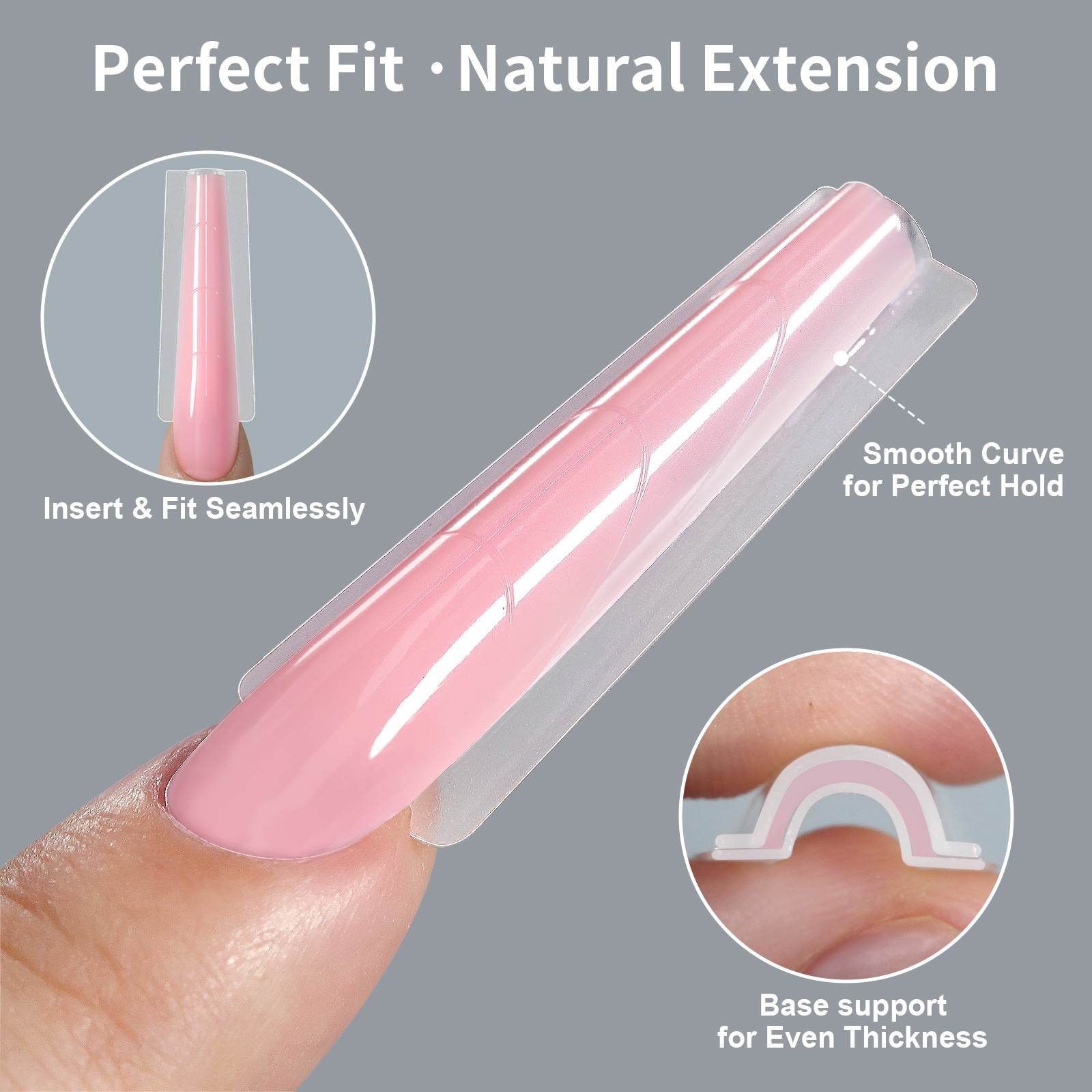 16 Sizes Nail Dual Forms Nail Extension Mold