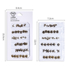 Alloy 3D Gold Nail Art Decoration Accessories