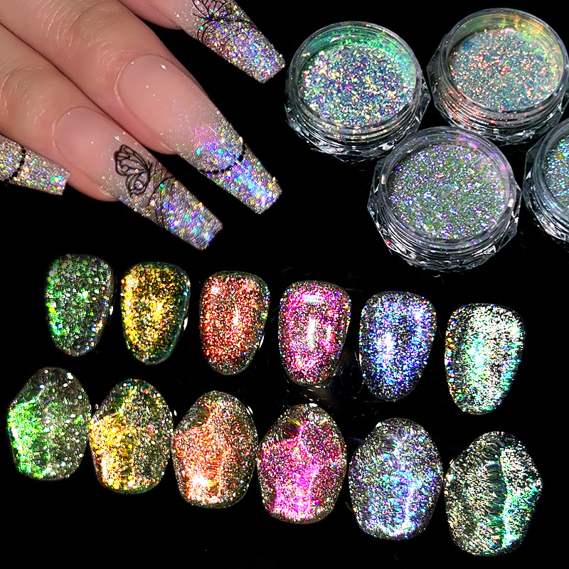 Super Shiny Aurora Nail Powder