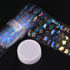 2020 New Laser Punk Butterfly Leaf Shape Multi-element Nail Transfer Foil