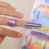 2020 New Holographic Laser Flower Nail Form